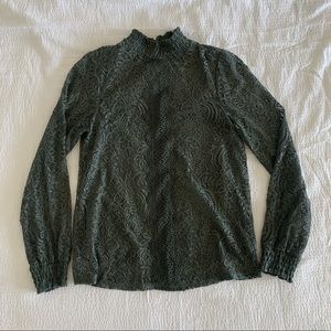 Women’s Lace High Neck Blouse